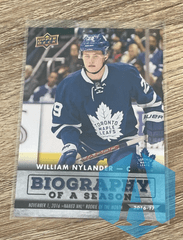 2016-17 Upper Deck Biography of a Season William Nylander #BIO-5 Rookie RC